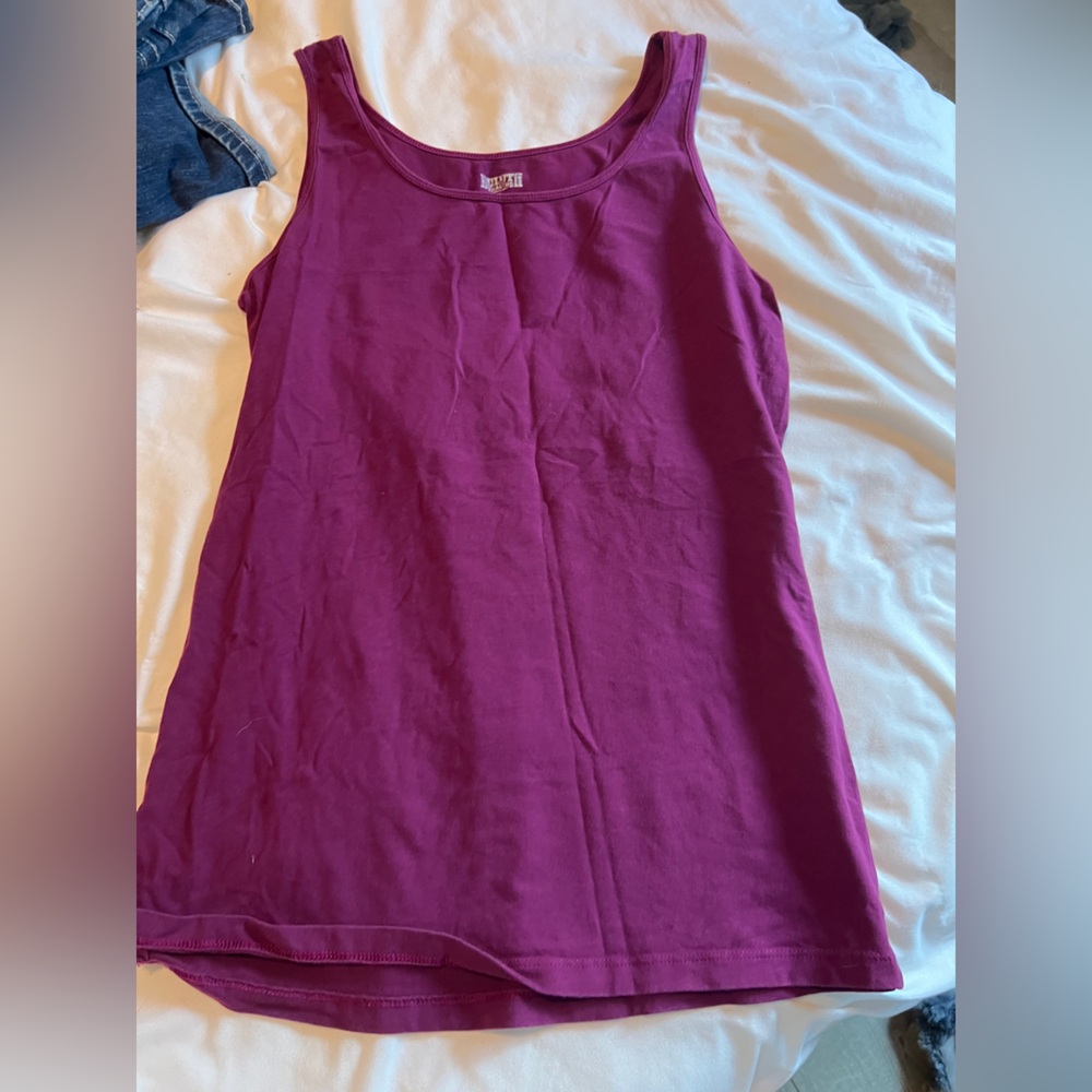 Hanes Magenta Tank Top